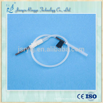 Disposable medical blood lancet needle